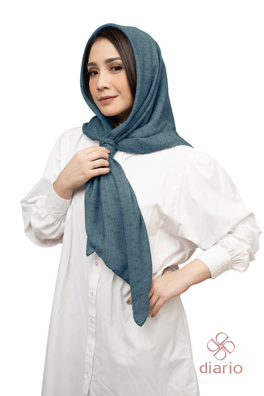 Diario x Nagita Slavina - Ultrafine Plain Scarf Kerudung Segi Empat