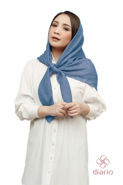 Diario x Nagita Slavina - Ultrafine Plain Scarf Kerudung Segi Empat