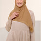 Diario - Kerudung Segi Empat Ultrafine Plain Scarf Voal Chocolate Series