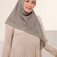 Diario - Kerudung Segi Empat Ultrafine Plain Scarf Grey Series