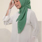 Diario - Kerudung Segi Empat Ultrafine Plain Scarf Voal Green Series