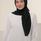 Diario - Hijab Wanita Plain Scarf Voal Black