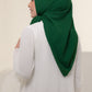 Diario - Kerudung Segi Empat Ultrafine Plain Scarf Voal Green Series