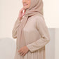 Diario - Kerudung Segi Empat Ultrafine Plain Scarf Voal Chocolate Series