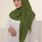 Diario - Kerudung Segi Empat Ultrafine Plain Scarf Voal Green Series