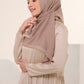 Diario - Kerudung Segi Empat Ultrafine Plain Scarf Voal Chocolate Series