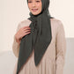 Diario - Kerudung Segi Empat Ultrafine Plain Scarf Voal Green Series